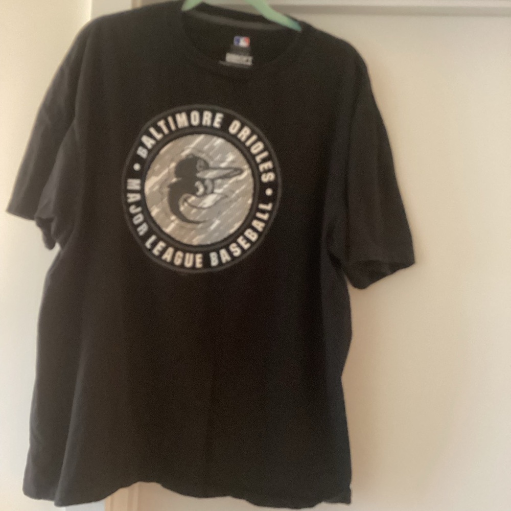 Baltimore Orioles Black Short Sleeve Tee